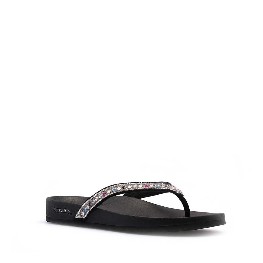 Mulher Manuel Alves Chinelo | Chinelo Mulher Skechers Preto