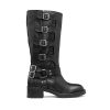 Mulher Manuel Alves Botim | Bota Biker De Mulher Manuel Alves Manuel Alves Preto