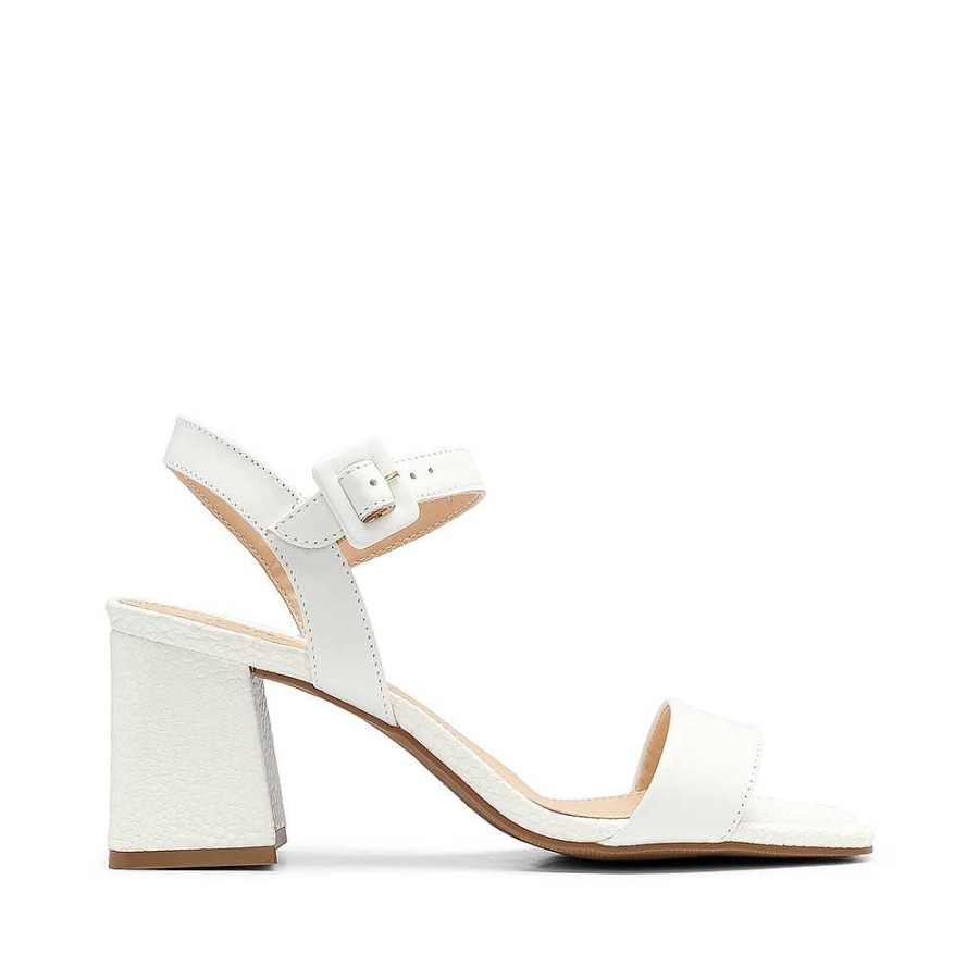 Mulher Manuel Alves Sandalia | Sandalia Mulher Stephanie Classic Branco