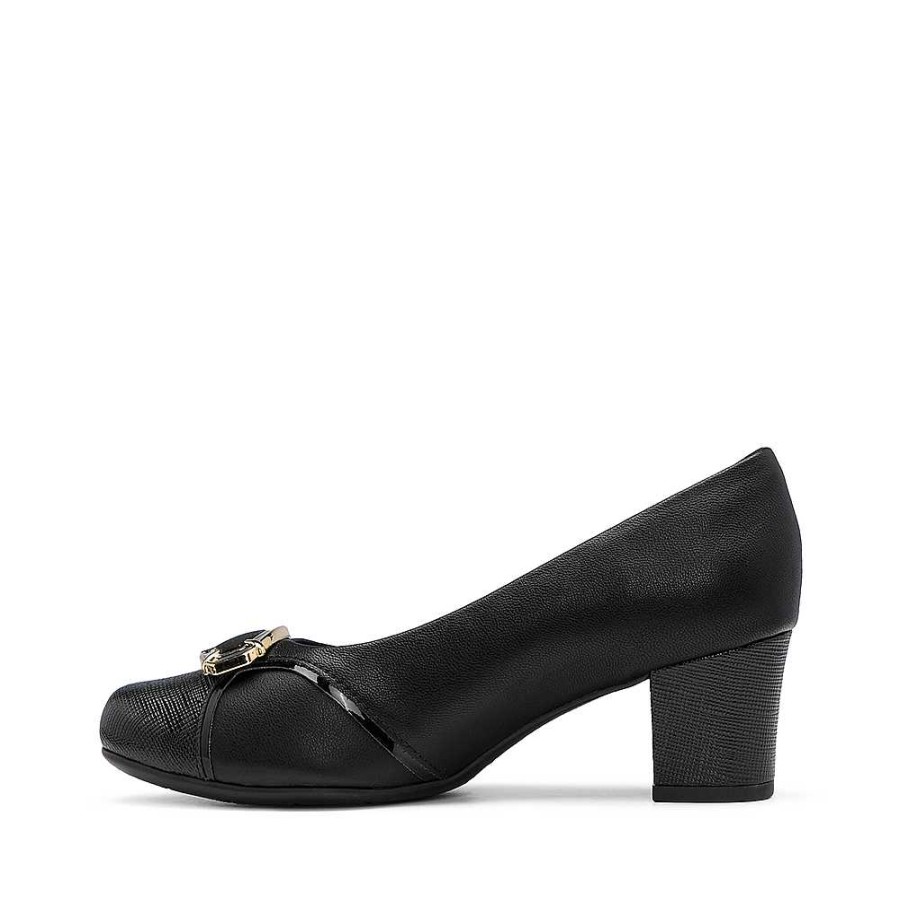 Mulher Manuel Alves Sapato | Sapato Mulher Piccadilly Preto