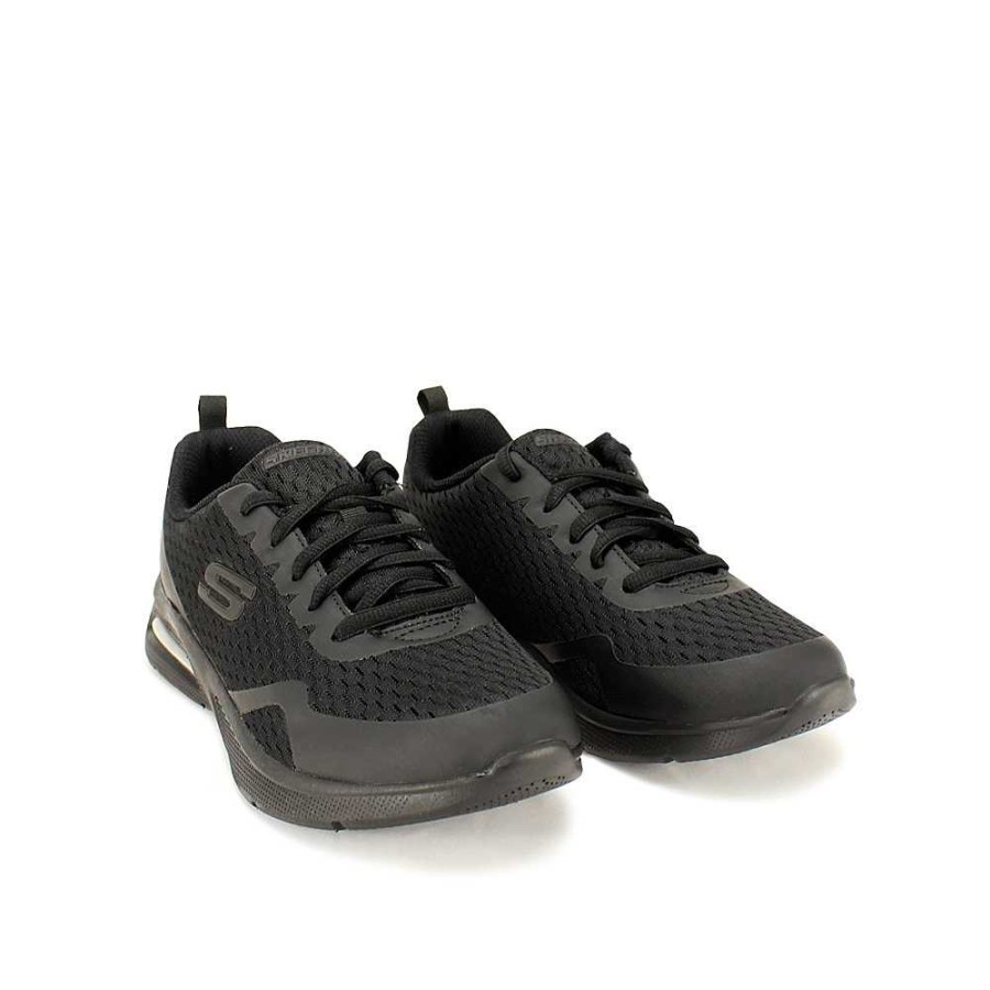 Mulher Manuel Alves Sapatilha | Sapatilha Mulher Microspec Max Skechers Preto