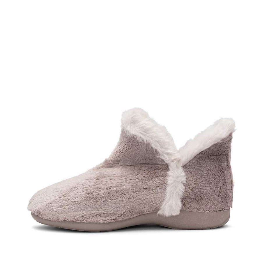 Mulher Manuel Alves Pantufa | Pantufa Mulher Cabrera Taupe