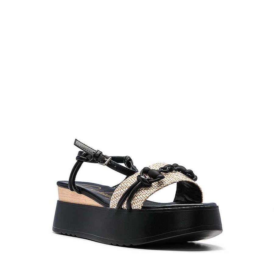 Mulher Manuel Alves Sandalia | Sandalia Mulher Rock Away Preto