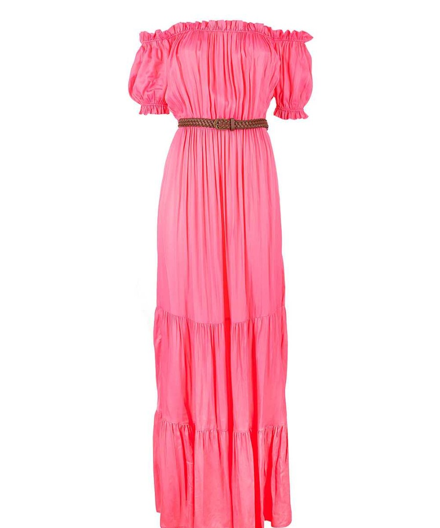 Mulher Manuel Alves Vestido | Vestido Mulher Fracomina Rosa