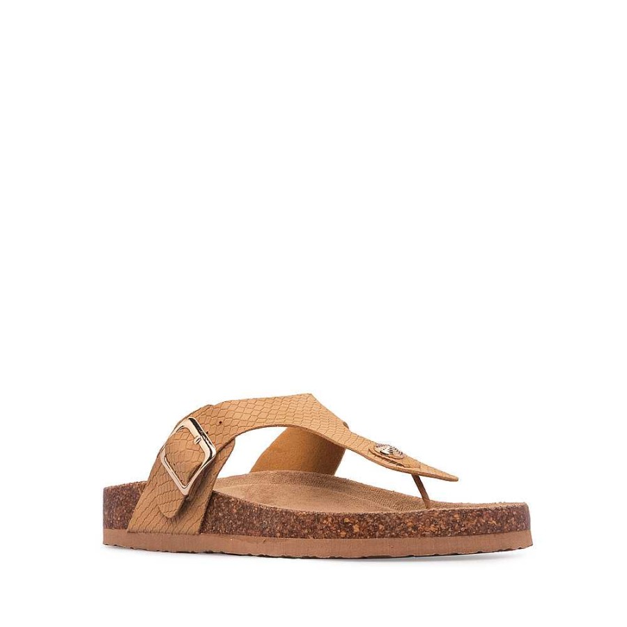 Mulher Manuel Alves Chinelo | Chinelo Mulher Manuel Alves Camel