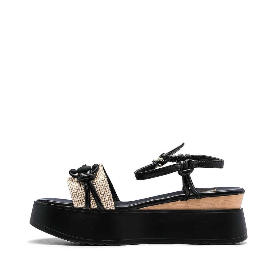 Mulher Manuel Alves Sandalia | Sandalia Mulher Rock Away Preto