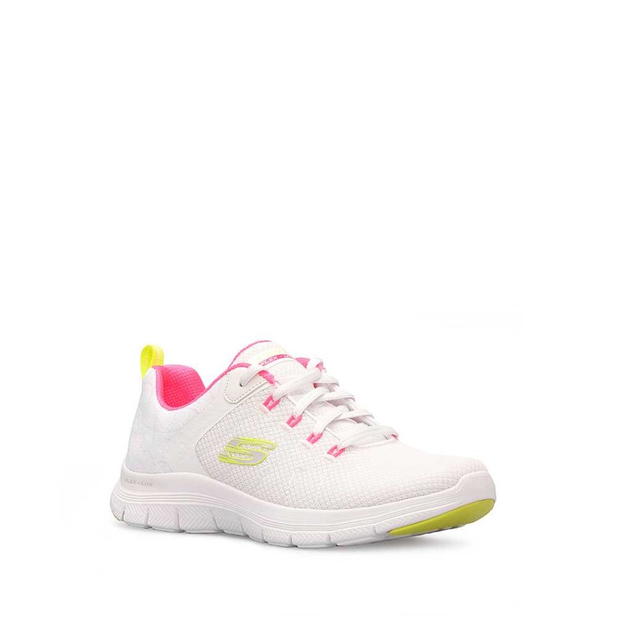 Mulher Manuel Alves Sapatilha | Sapatilha Mulher Flex Appeal 4.0 - Elegant Ways Skechers Branco