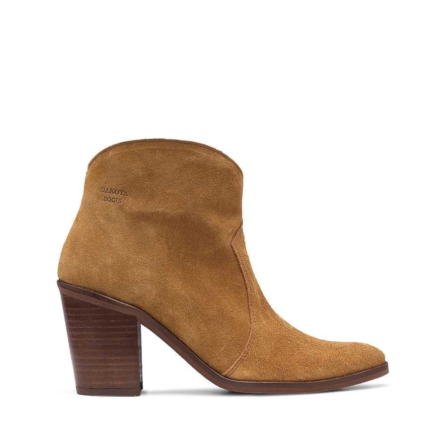 Mulher Manuel Alves Botim | Botim Mulher Dakota Boots Camel