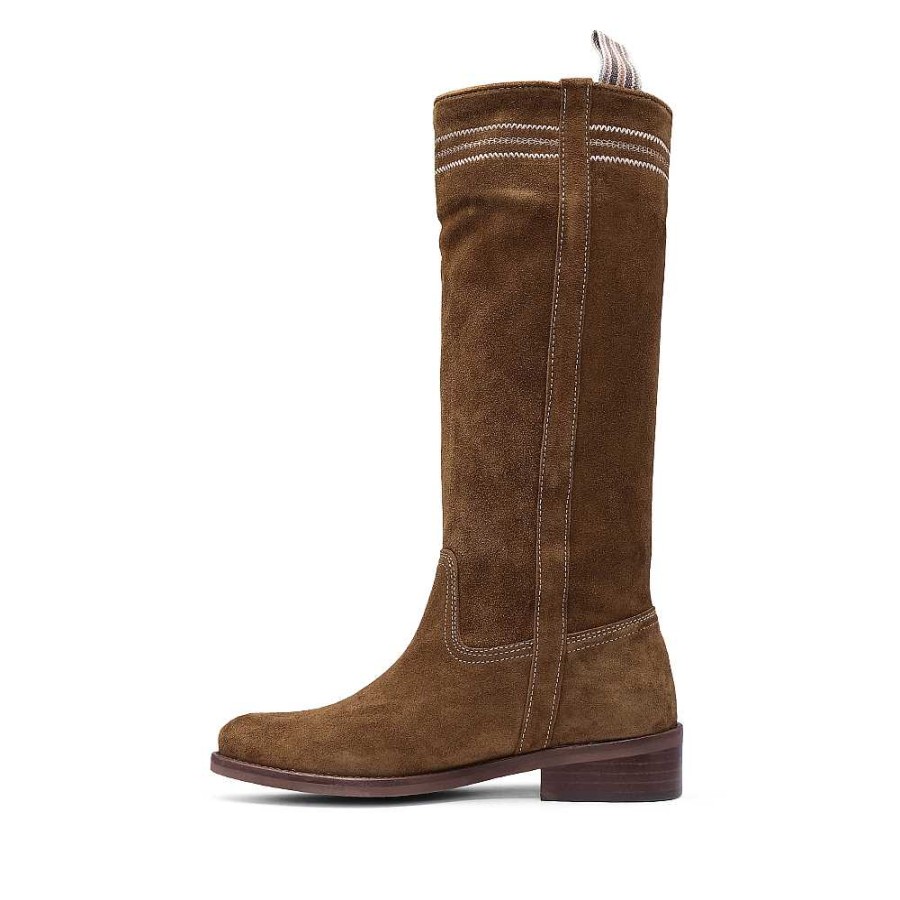 Mulher Manuel Alves Bota | Bota Mulher Dakota Boots Camel