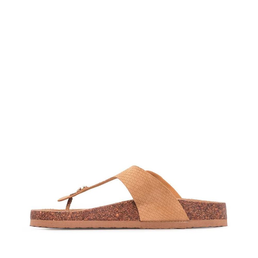 Mulher Manuel Alves Chinelo | Chinelo Mulher Manuel Alves Camel