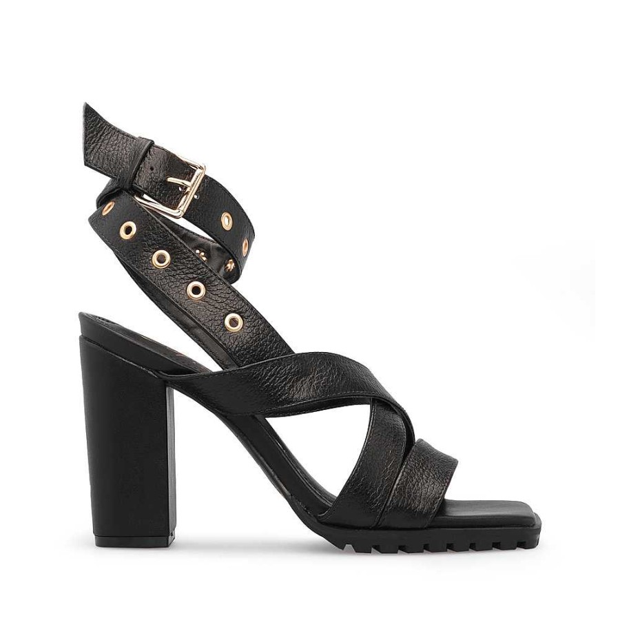 Mulher Manuel Alves Sandalia | Sandalia Mulher Stephanie Classic Preto