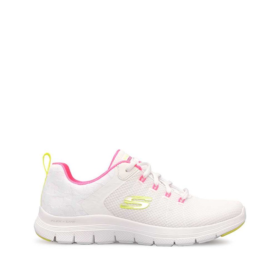 Mulher Manuel Alves Sapatilha | Sapatilha Mulher Flex Appeal 4.0 - Elegant Ways Skechers Branco