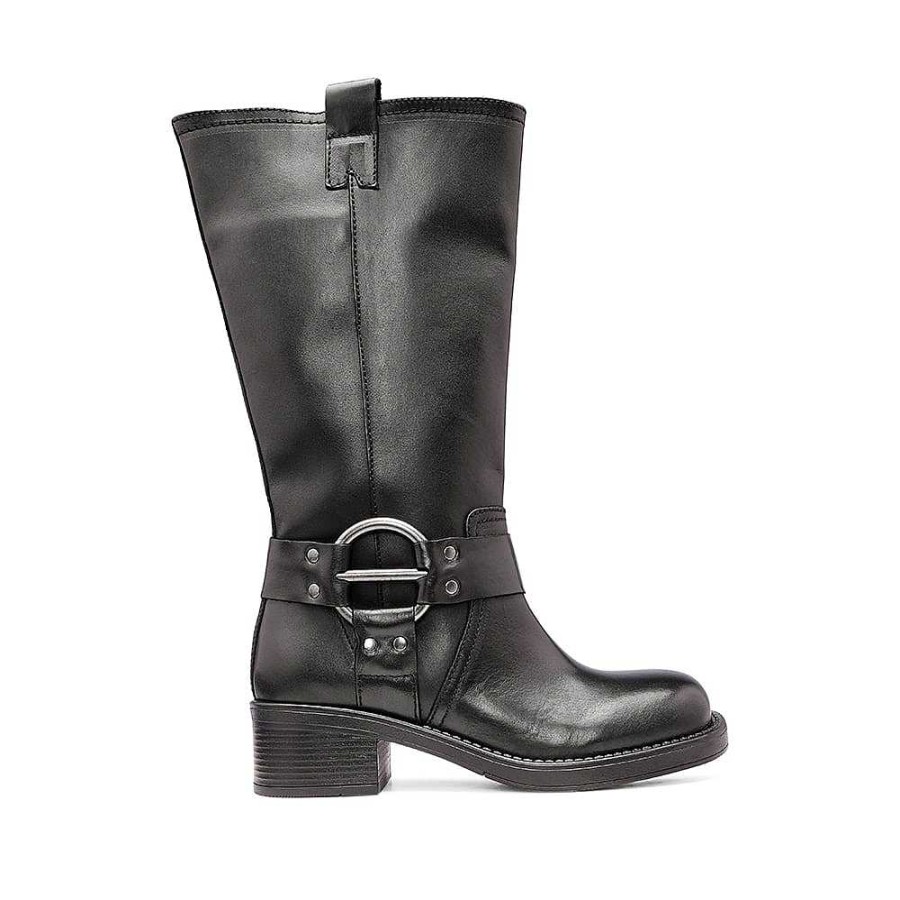 Mulher Manuel Alves Bota | Bota Biker De Mulher Manuel Alves