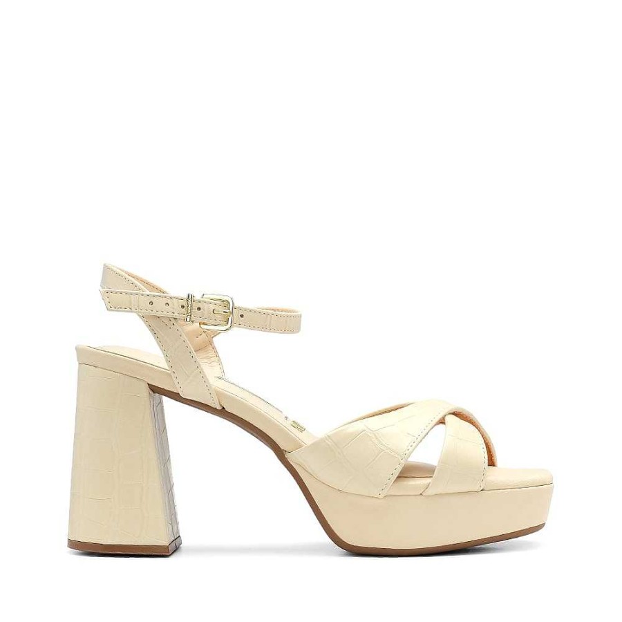 Mulher Manuel Alves Sandalia | Sandalia Mulher Vizzano Creme