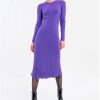 Mulher Manuel Alves Vestido | Vestido Mulher Fracomina Violeta