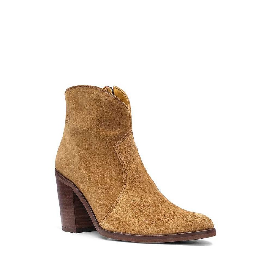 Mulher Manuel Alves Botim | Botim Mulher Dakota Boots Camel